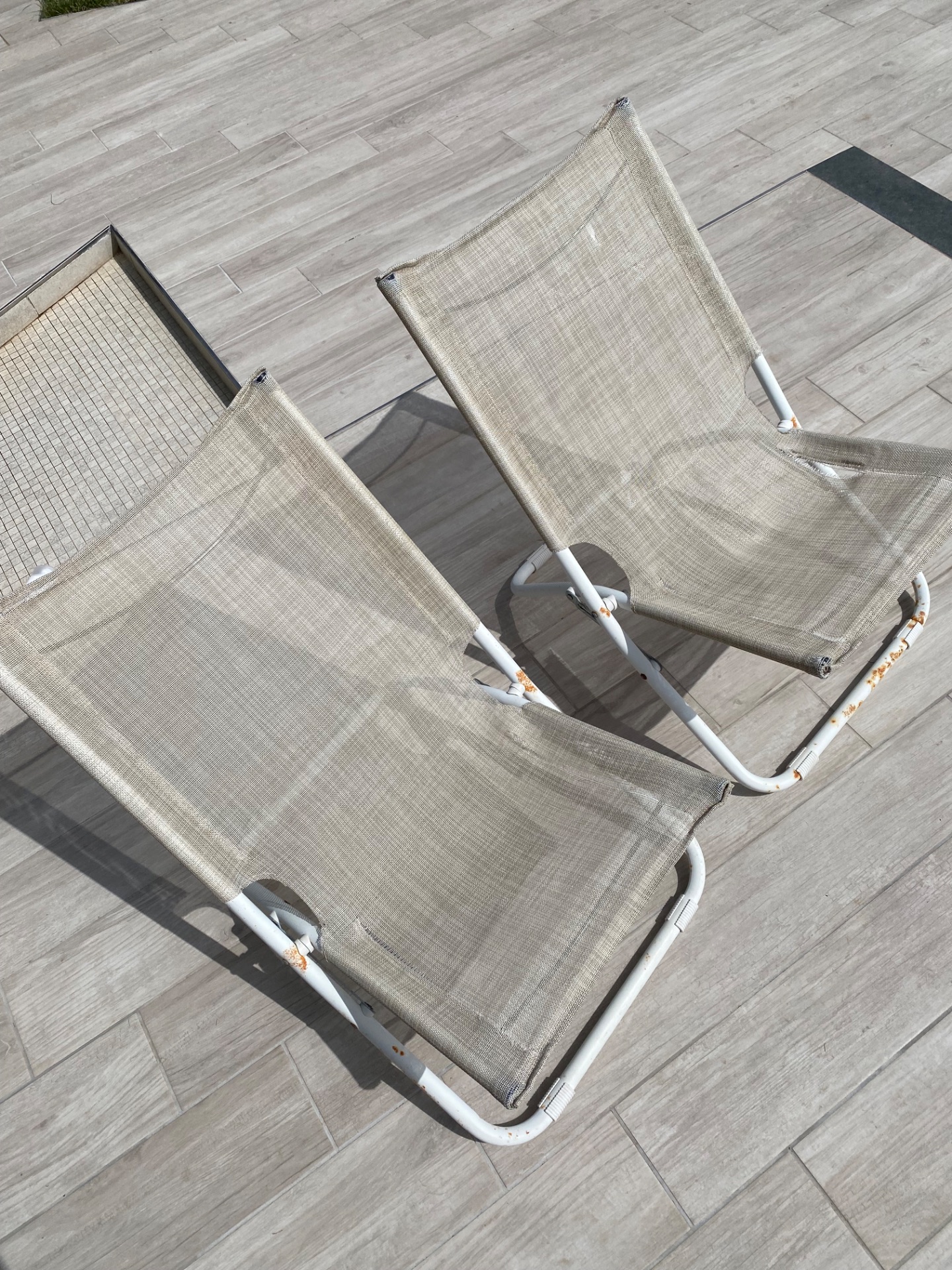 Set 2 sdraie mare montagna giardino