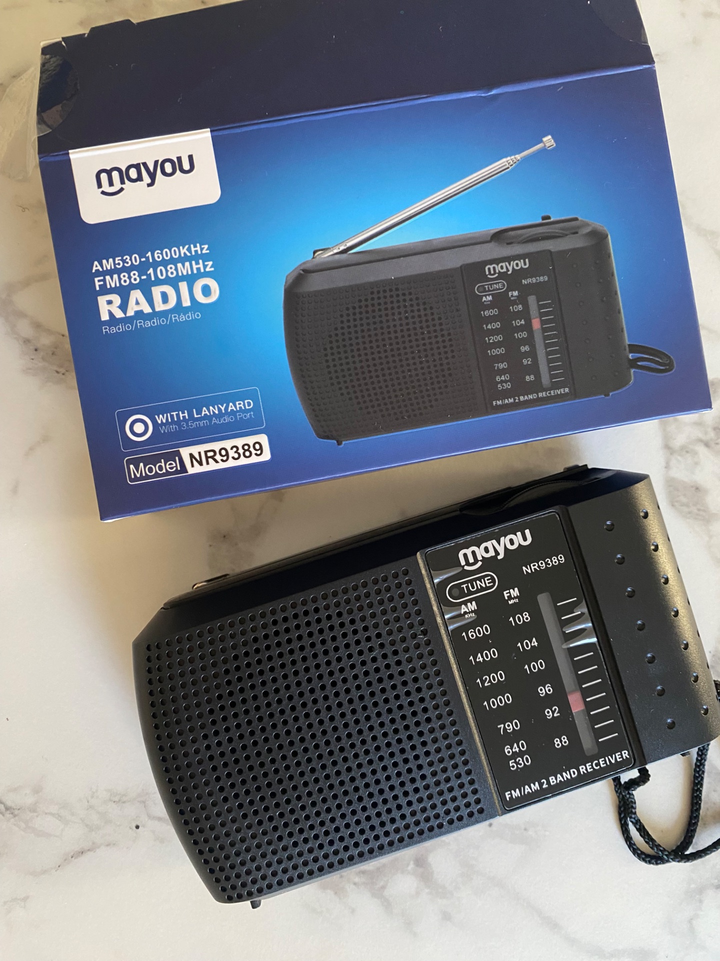Radio fm con antenna