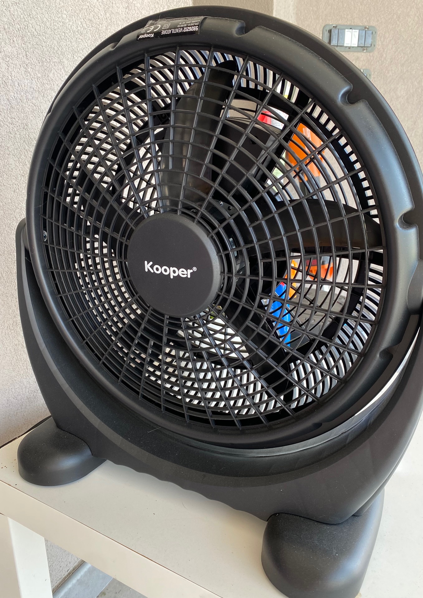 Ventilatore grande da tavolo Kooper