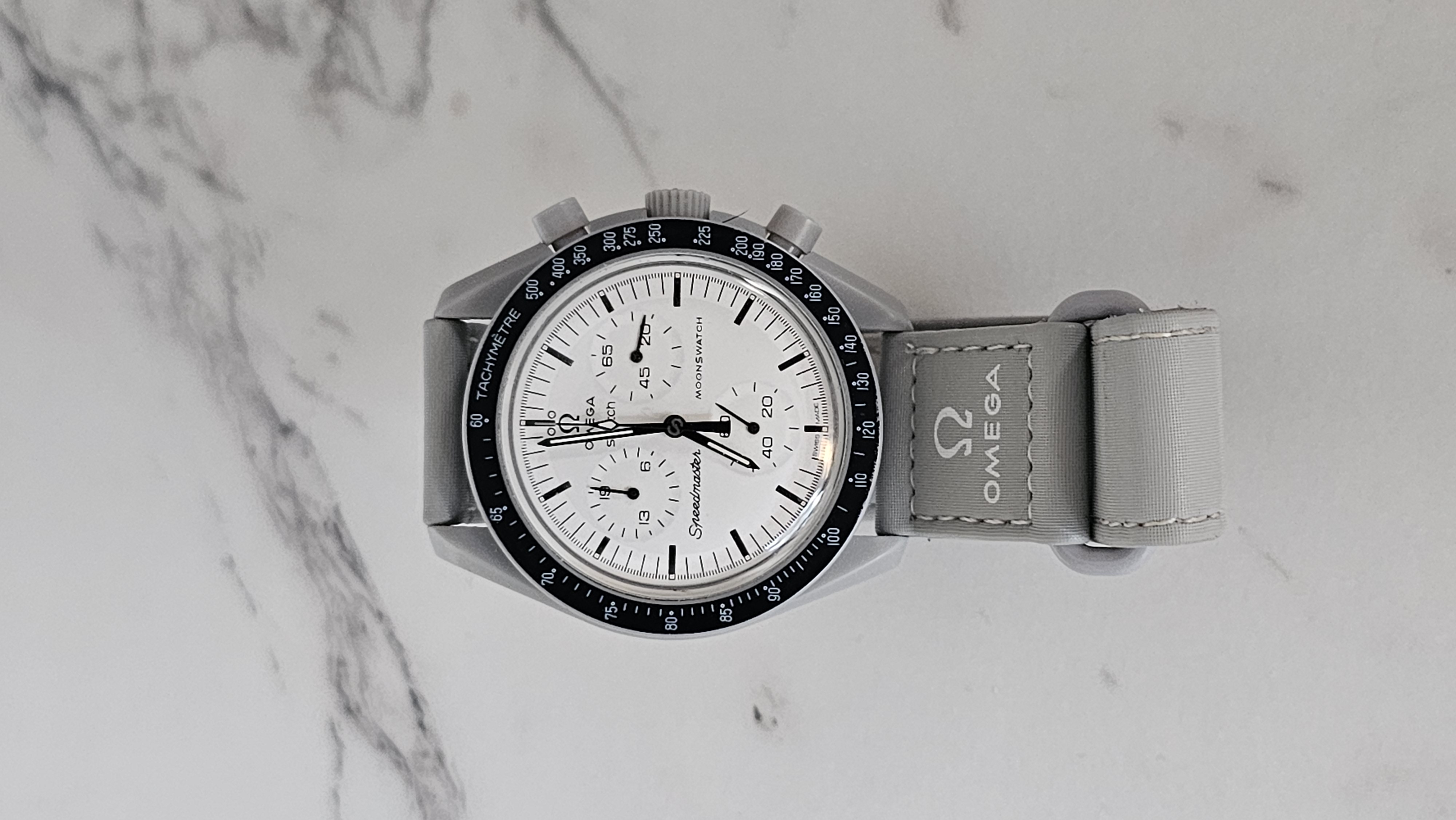 Orologio da polso omega x Swatch grigio