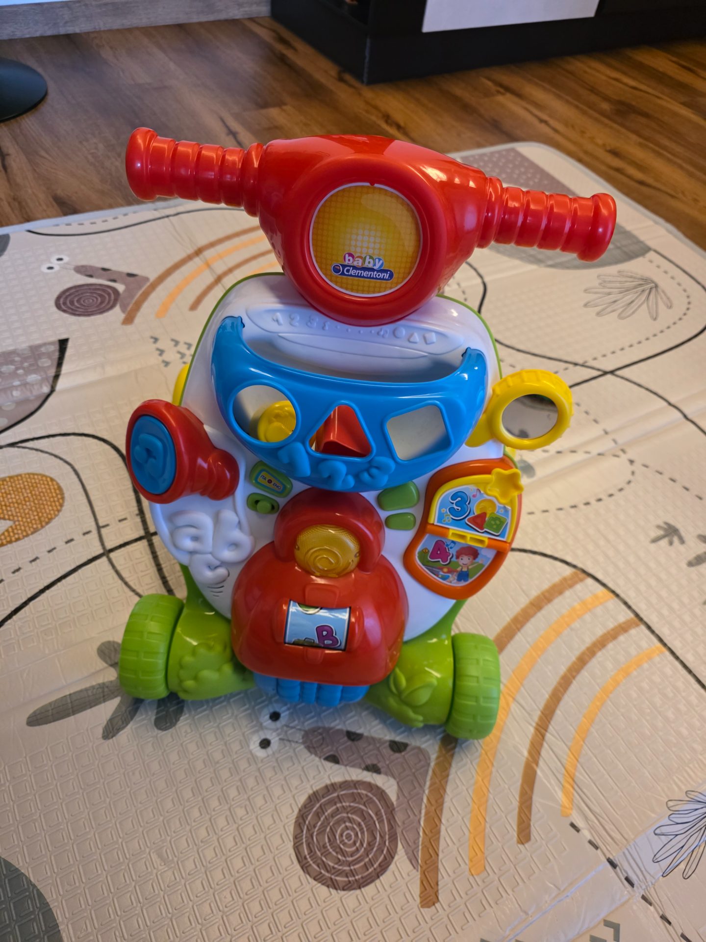 Valentino Scooterino Primi Passi 2 in 1 di Baby Clementoni